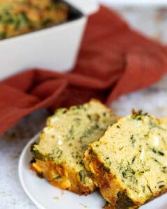 Gâteau salé aux épinards