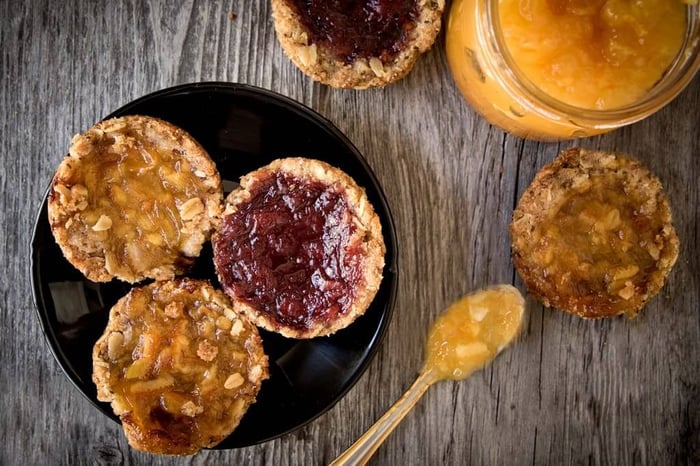 Biscuits aux confitures