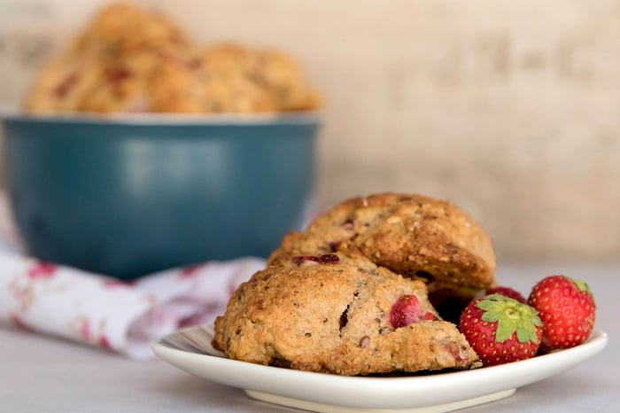 Biscuits aux fraises