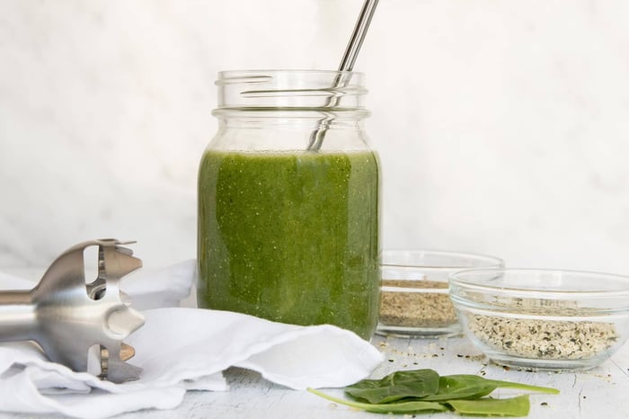 Smoothie vert protéiné