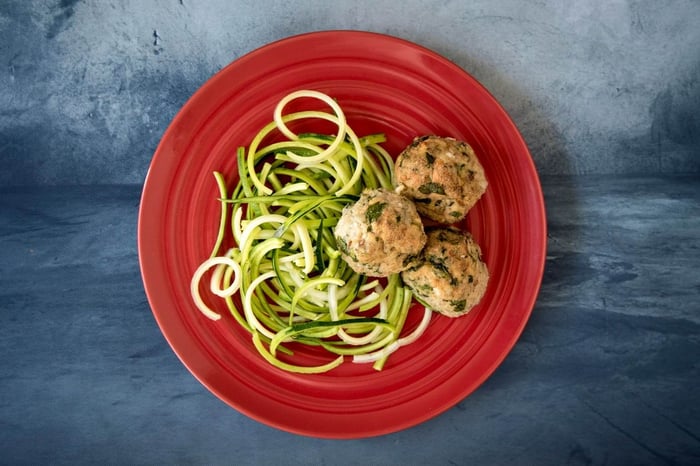 Boulettes de dindon au feta et épinards
