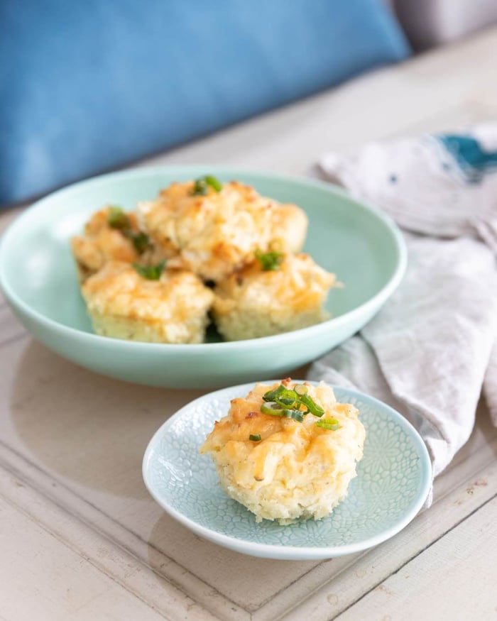 Muffins de purée de pommes de terre