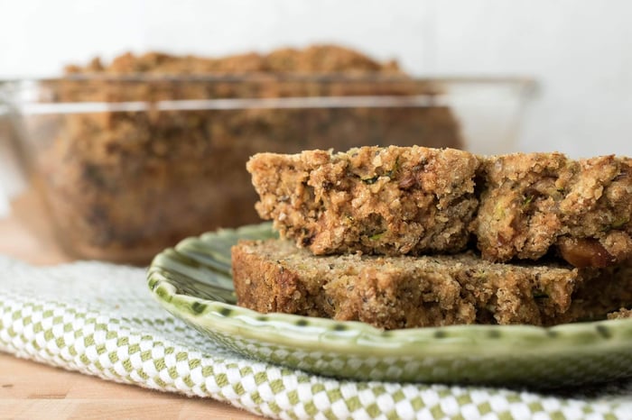 Pain aux courgettes et aux noix