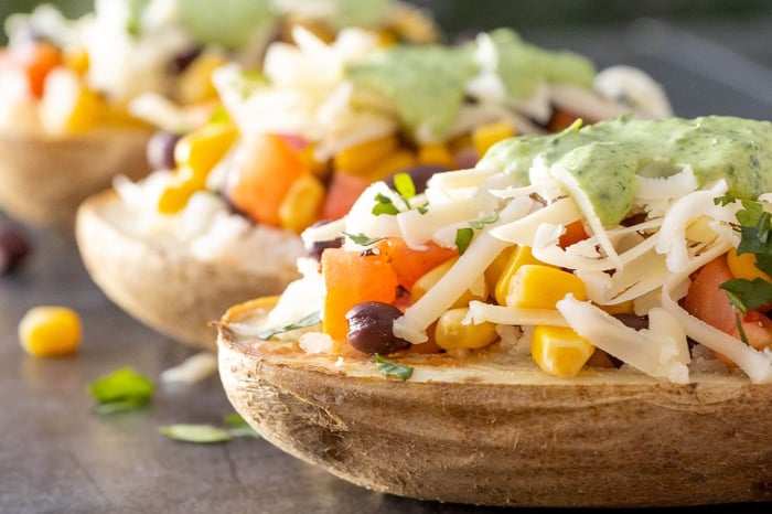 Patates au four nachos