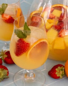 Sangria blanche sans alcool