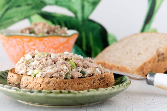 Tartinade de thon et fromage cottage