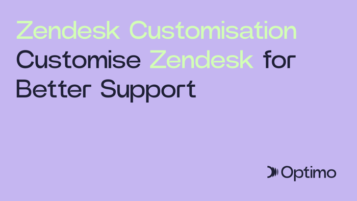 Zendesk Customisation for SMB Support Branding