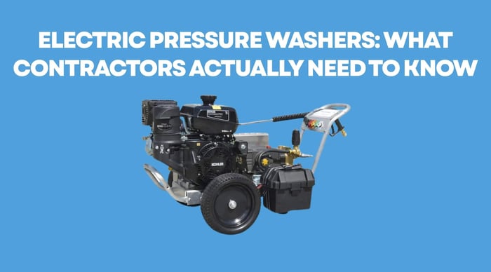 Electric Pressure Washers: What Contractors Actually Need to Know