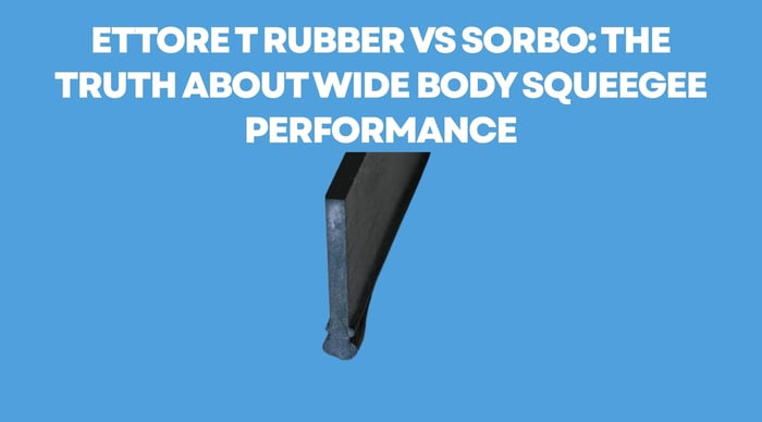 Ettore T Rubber vs Sorbo: The Truth About Wide Body Squeegee Performance