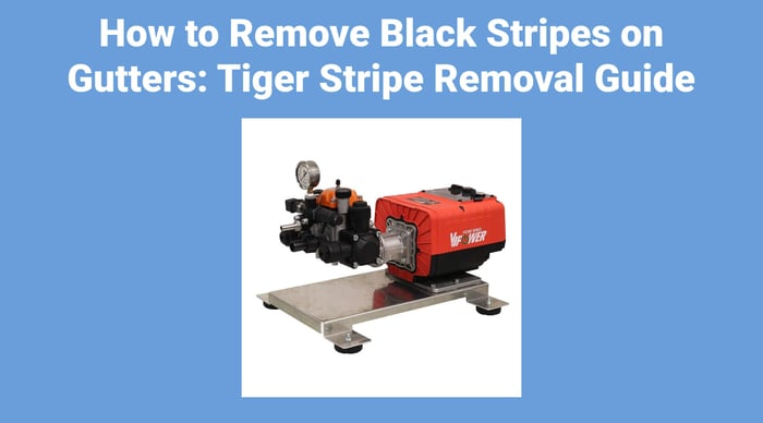 How to Remove Black Stripes on Gutters: Tiger Stripe Removal Guide