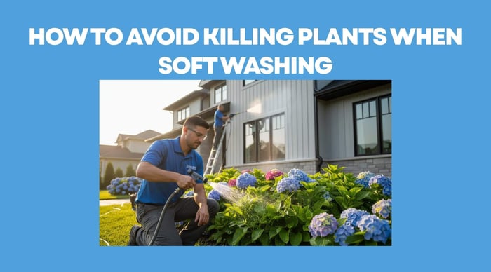 How to Avoid Killing Plants When Soft Washing