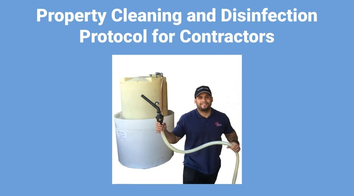 Property Cleaning and Disinfection Protocol for Contractors