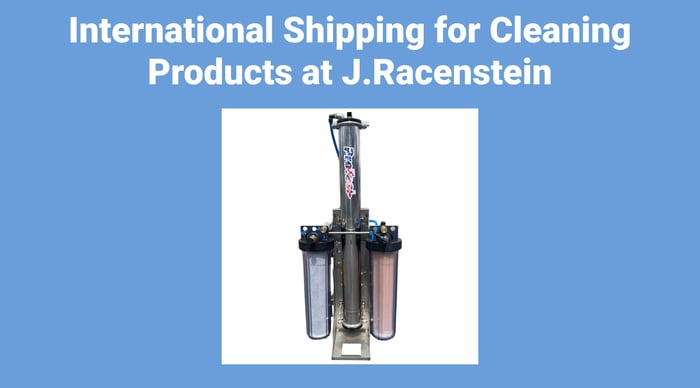 International Shipping for Cleaning Products at J.Racenstein
