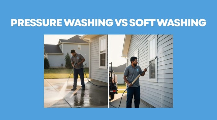 Pressure Washing vs Soft Washing