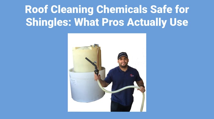 Roof Cleaning Chemicals Safe for Shingles: What Pros Actually Use