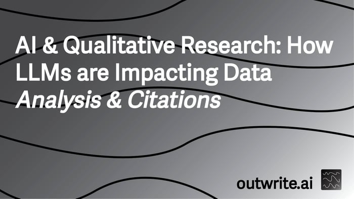 AI & Qualitative Research: How LLMs are Impacting Data Analysis & Citations