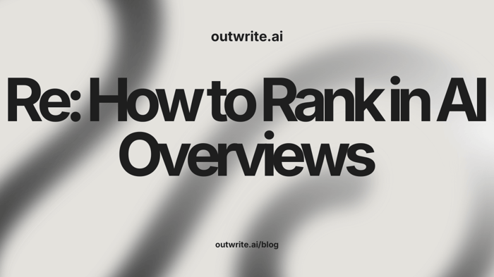 How to Rank in Google AI Overviews and Gemini