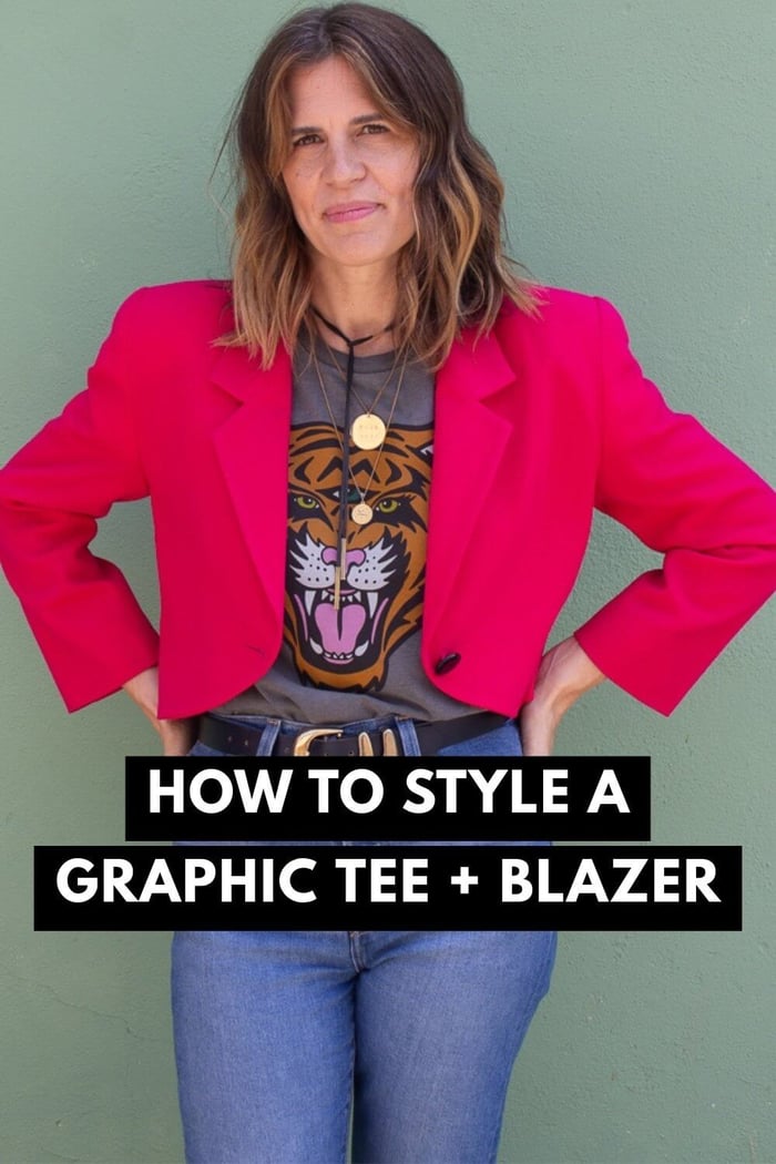 5 Ways to Style a Graphic Tee and Blazer