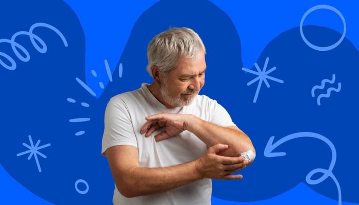 diabetic neuropathy patient applies cream to soothe pain