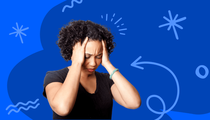 stress affecting a young woman