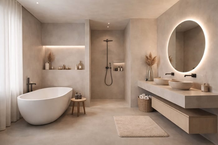 Fugenloses Badezimmer: Moderner Badkomfort als DIY oder vom Profi?