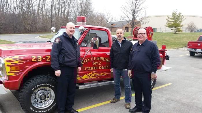 Michigan Man Makes Fire Truck A Community Sensation