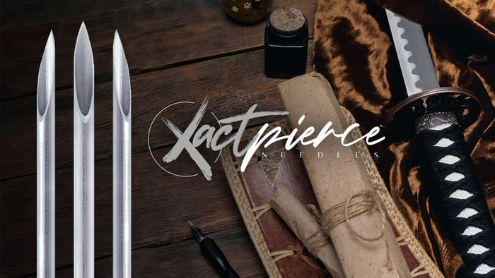 Traditional Japanese katana and Japanese surgical steel piercing needles share legendary sharpness