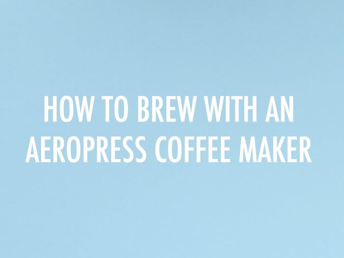 Como Preparar Café com uma AeroPress Coffee Maker