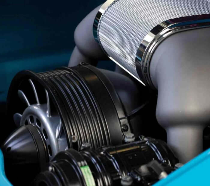 Nahaufnahme eines Motors