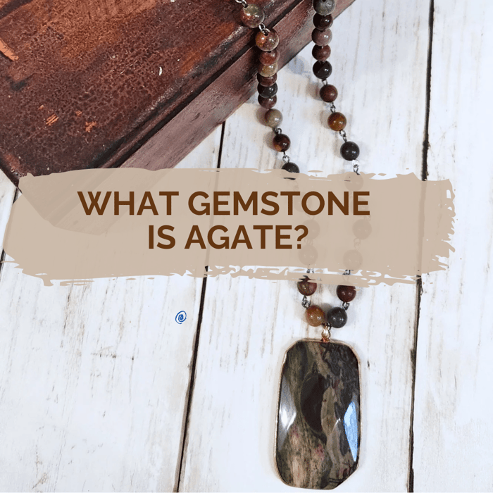 Agate necklace