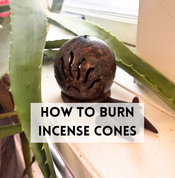 how to burn incense cones the easy way