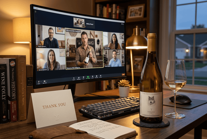 Remote Team Appreciation Gifts Virtual Wine Tasting Session
