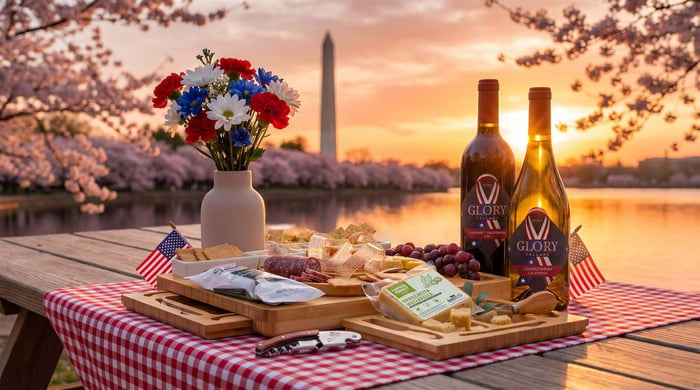 Picnic with Glory Cellars Corporate Gift Ideas for America's 250th Anniversary.