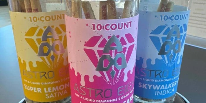 Astro Eight THC-A Liquid Diamond Pre-Rolls Review: Quality Assessment, Features, Pros and Cons, and Where to Buy