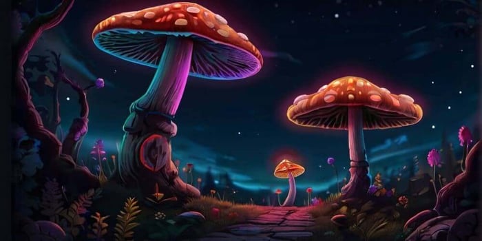 Albino Treasure Coast Mushroom Strain