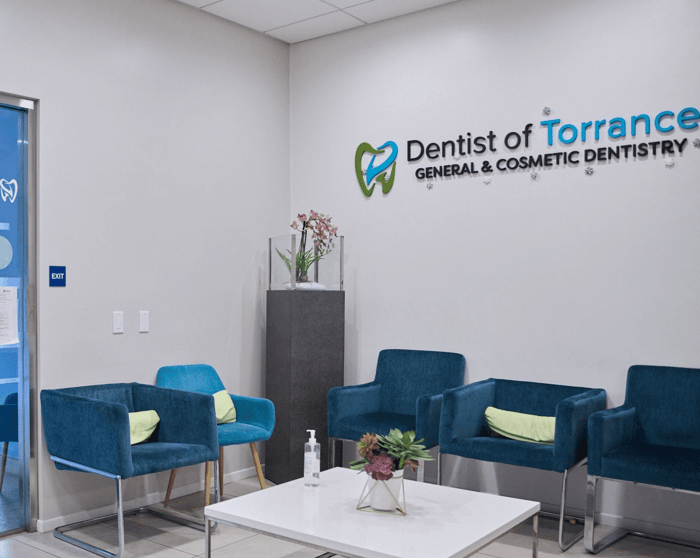 A dental lobby room