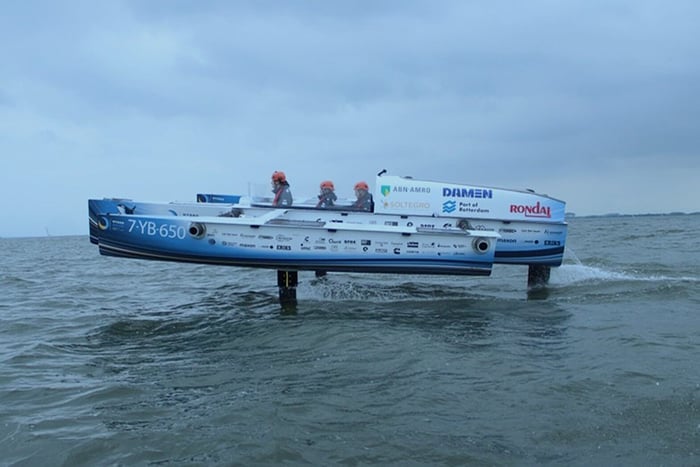 World's First Flying Hydrogen Boat Uses ToughSonic® Sensors