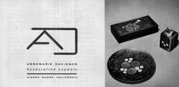 Annemarie Davidson: The Radiant Heart of California’s Mid-Century Enamel Movement