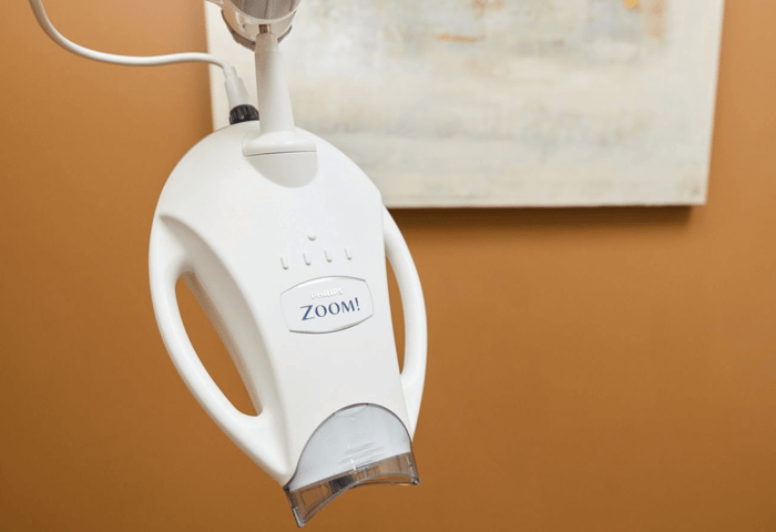 A dental machine on a room