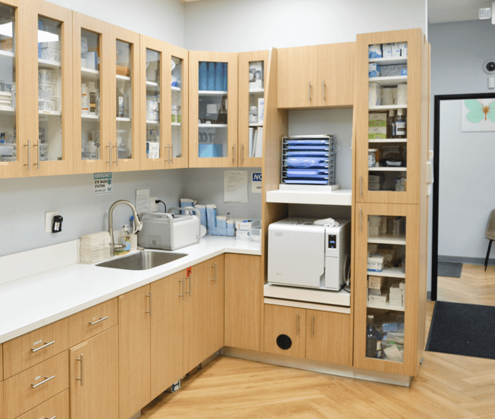 A dental clinic's room