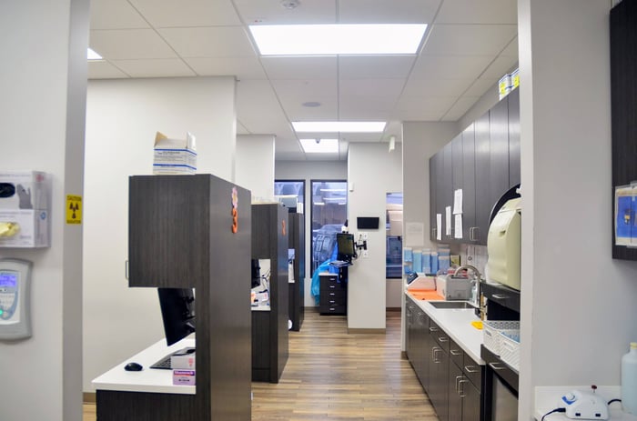 A room on a dental clinic
