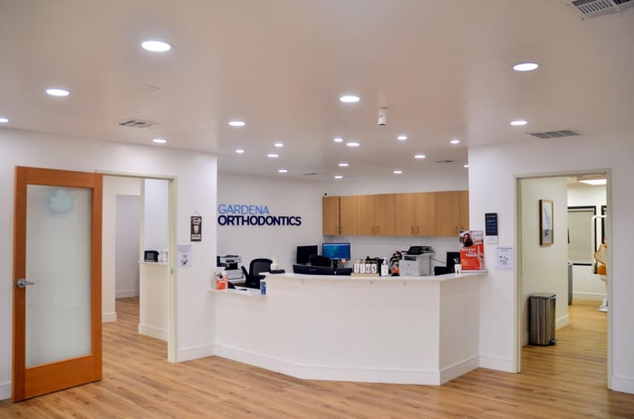 A photo of a lobby of a dental clinic