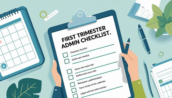 A person holding a checklist