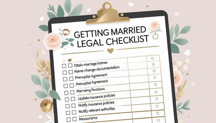 A checklist with a flower design