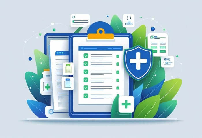 A checklist on a clipboard