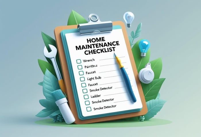 A checklist on a clipboard and a pen