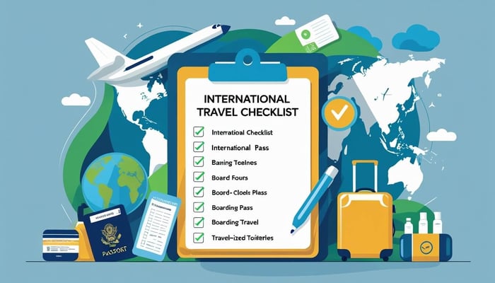 A checklist in the middle