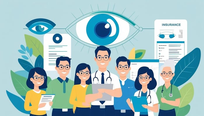 A group of people standing