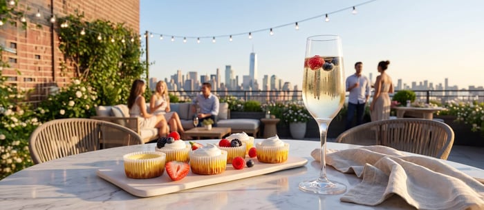 Summer Food & Wine Pairing: Mini Cheesecakes with Berries