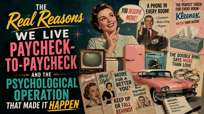 The Real Reasons We Live Paycheck-to-Paycheck & The PSYOP Behind It All [Planned Obsolescence Part 2 Agent131711]